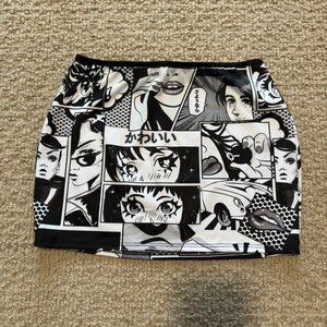 Fashion Nova Mini Anime skirt